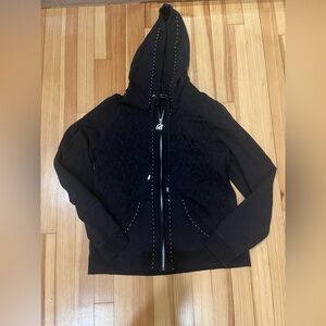 Rare lace BCBG zip up